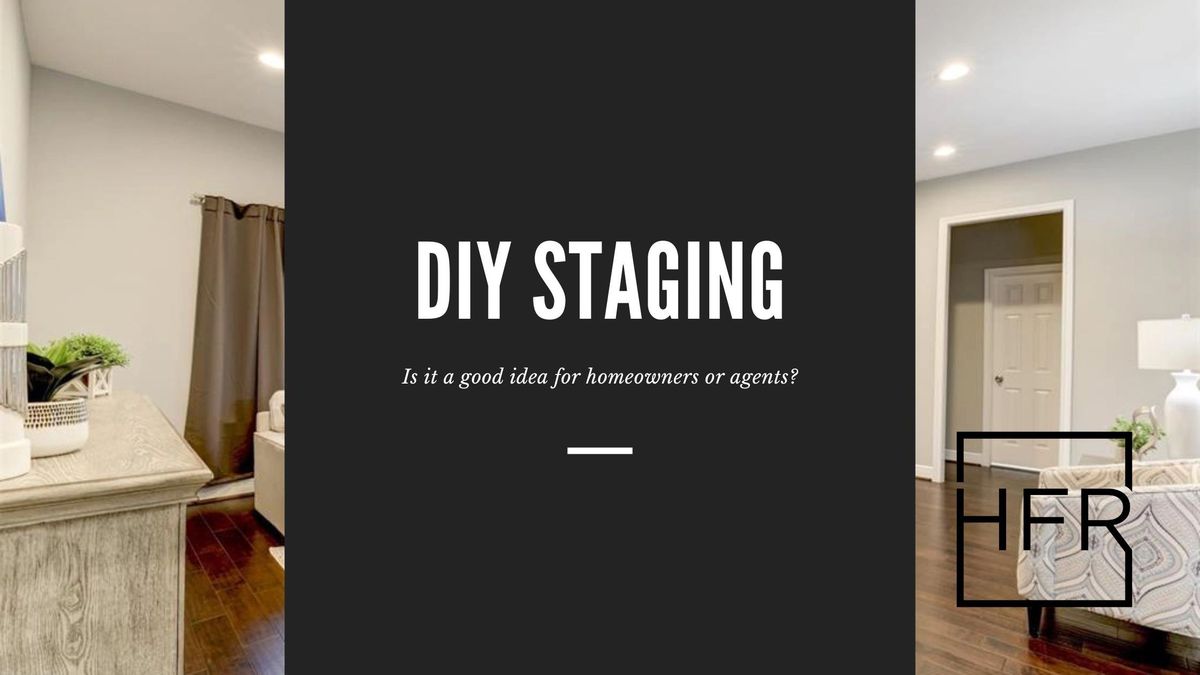 Should I stage my home myself?