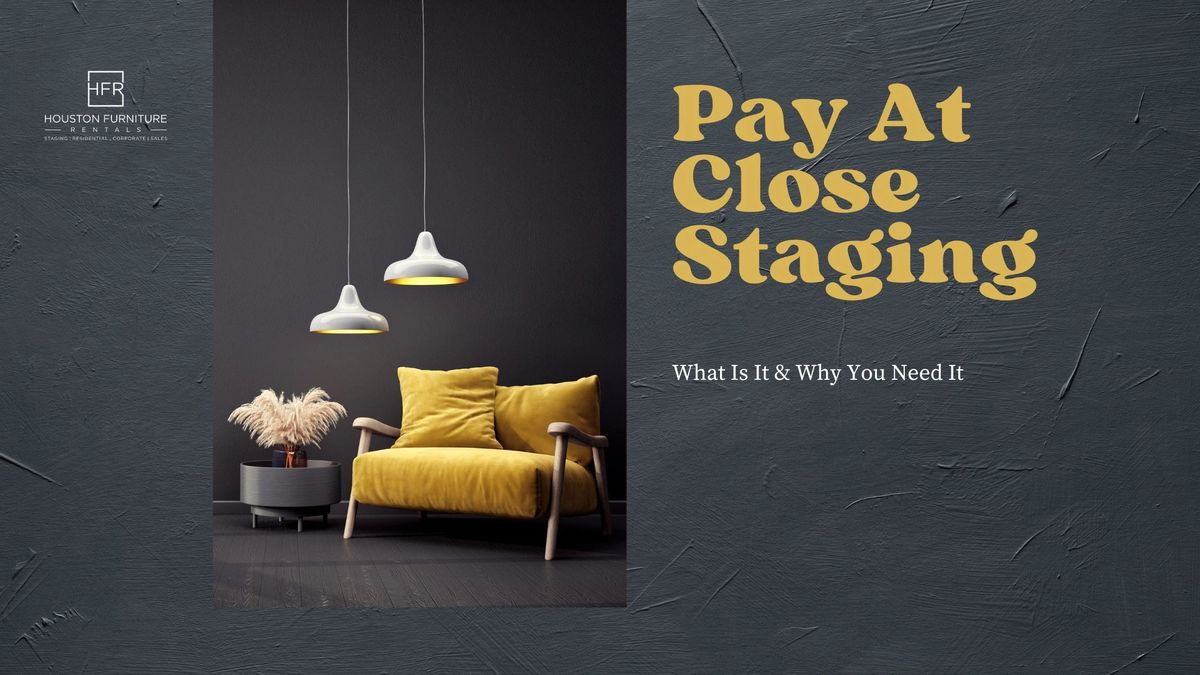 Pay at close staging