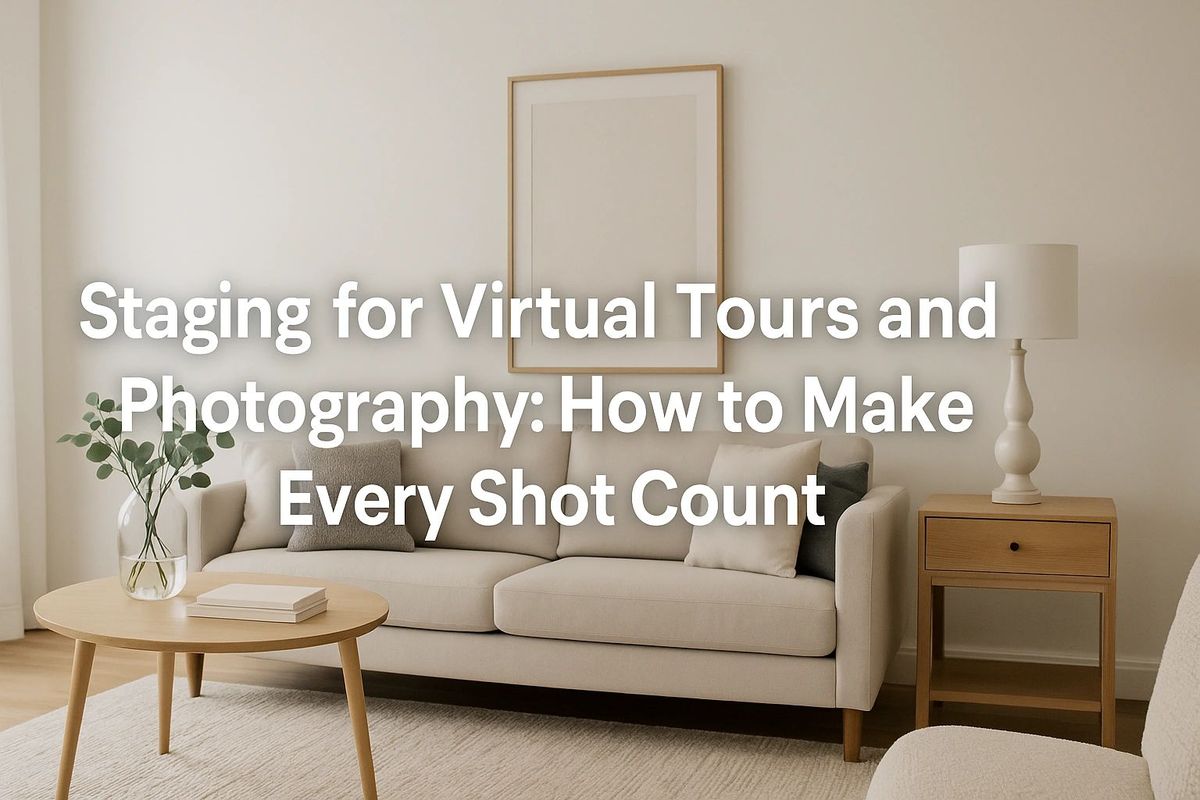 Staging for Virtual Tours and Photography