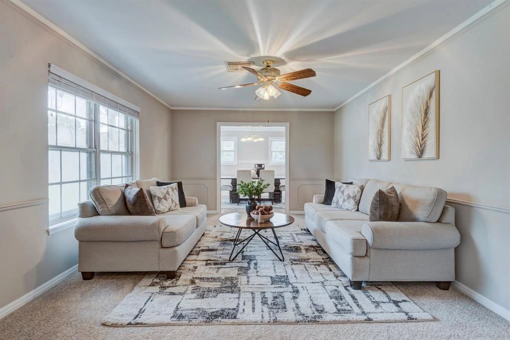 Home staged by Houston Furniture Rentals