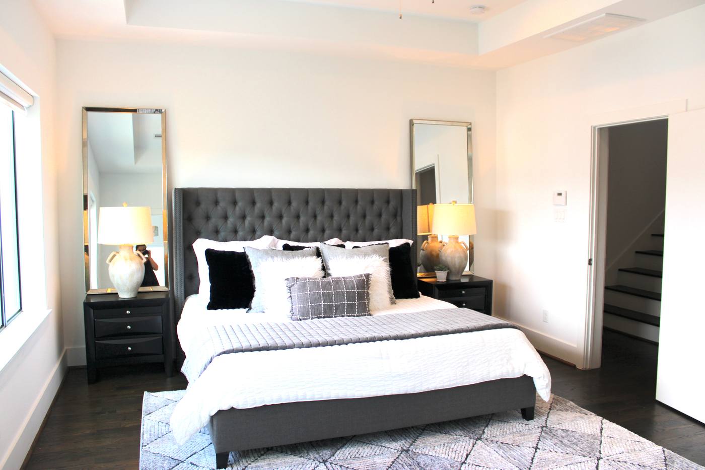 Room furnished and set up by Houston Furniture Rentals