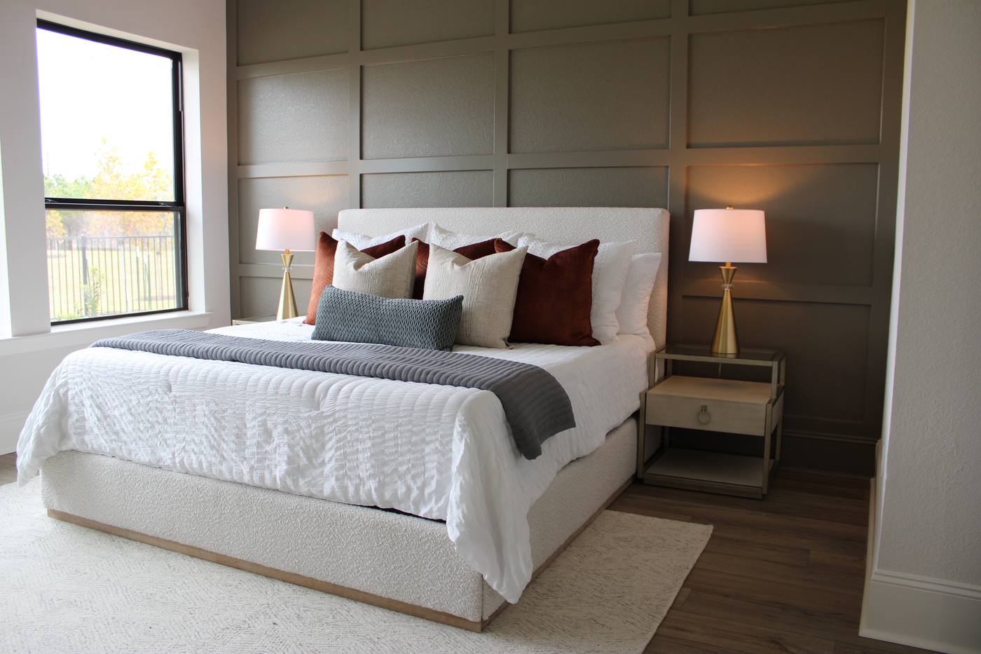 Room furnished and set up by Houston Furniture Rentals