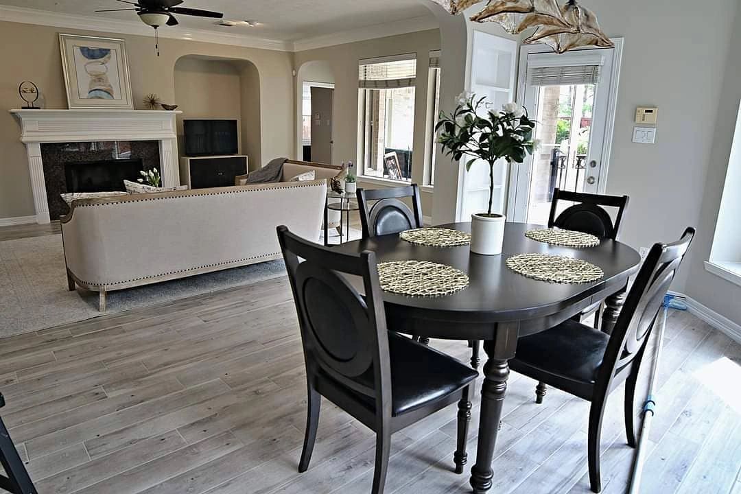 Home staged by Houston Furniture Rentals