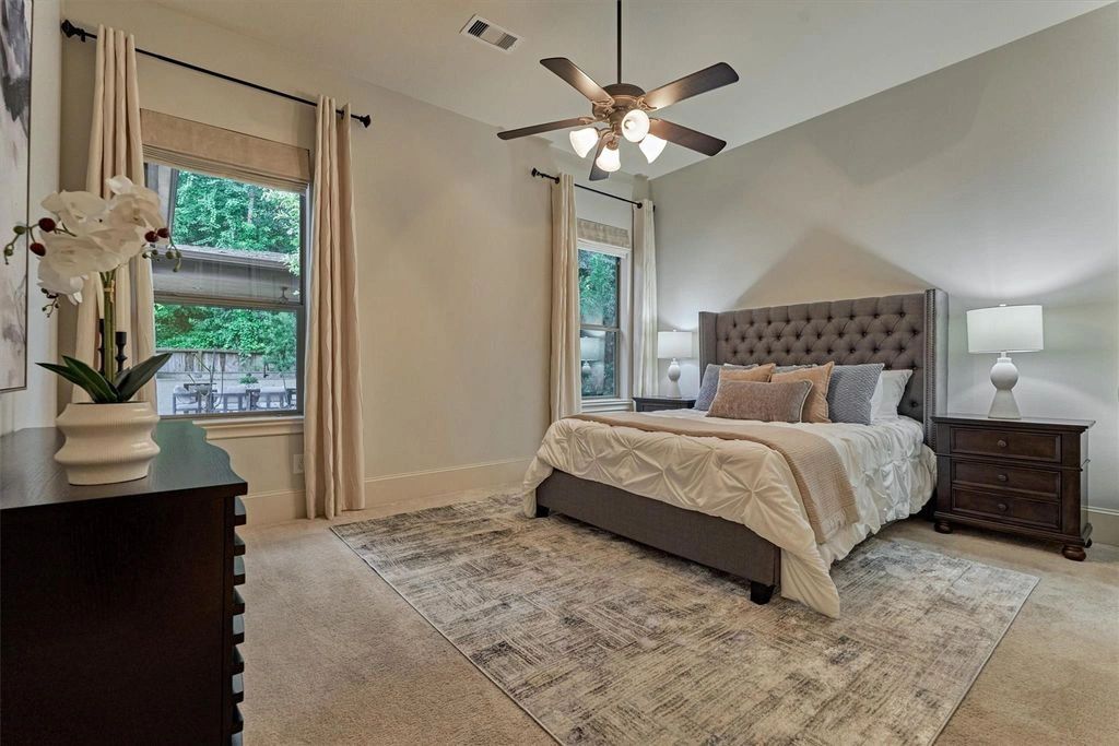 Home staged by Houston Furniture Rentals