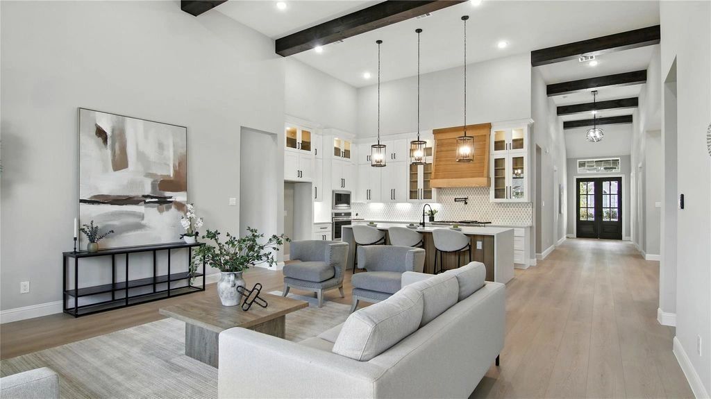 Home staged by Houston Furniture Rentals